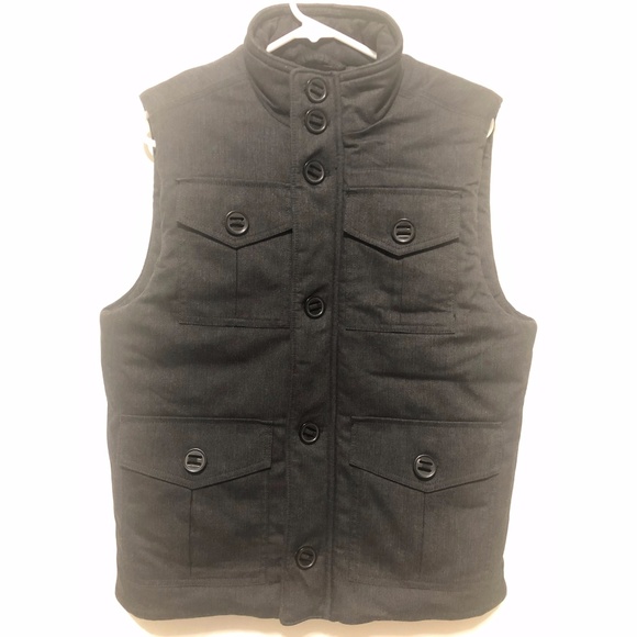 Apt. 9 Midweight Charcoal Puffer Vest - Size S - Picture 2 of 8
